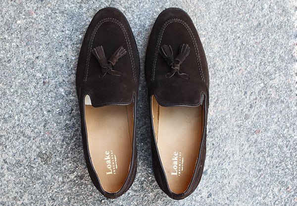 Lincoln Dark Brown Suede