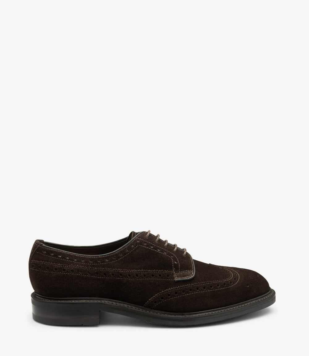 Loake Ripon Ripon Dark Brown Suede – Loake Shoemakers